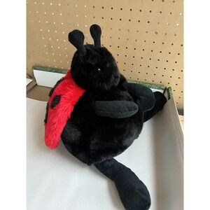 Unipak Plumpee Ladybug Plush Round Chubby Stuffed Toy Pet Lovey Floppy Legs